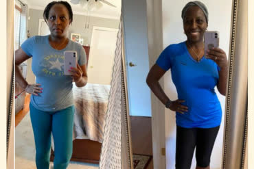 Marsha M. before and after