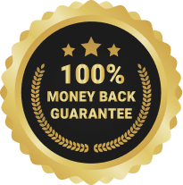 100% money back guarantee
